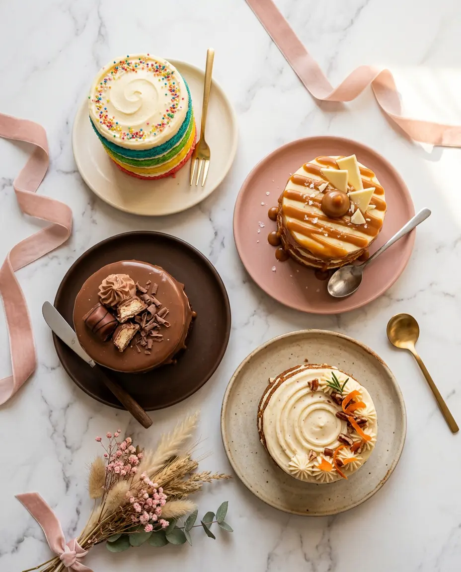 Selección de mini cakes Cremé & Chocolat